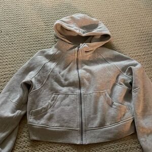 Lululemon Grey Full-Zip Scuba